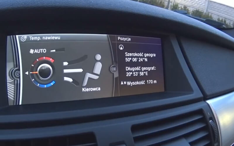 Klimatyzacja cztero-strefowa w BMW X6